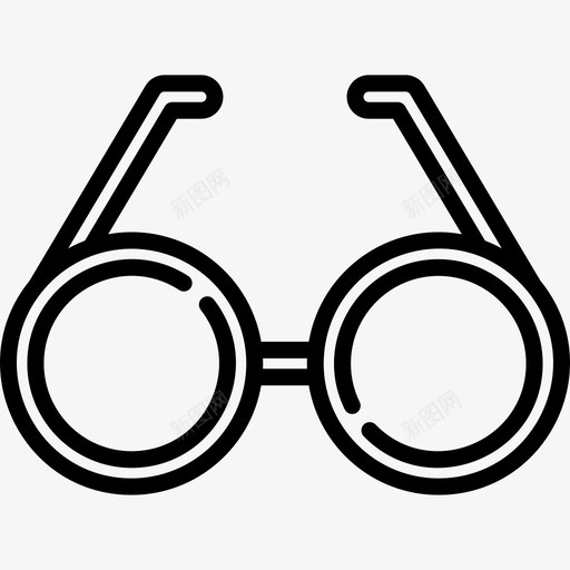 眼镜验光师3线性图标svg_新图网 https://ixintu.com 眼镜 线性 验光师3