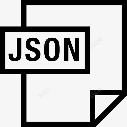 Json文件15其他图标svg_新图网 https://ixintu.com Json 其他 文件15