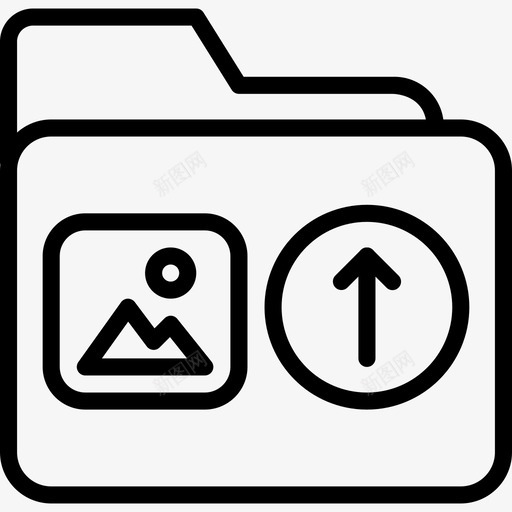 文件夹存档业务图标svg_新图网 https://ixintu.com 业务 图像 圆形图标存档和文件夹 存档 数据 文件夹 文档
