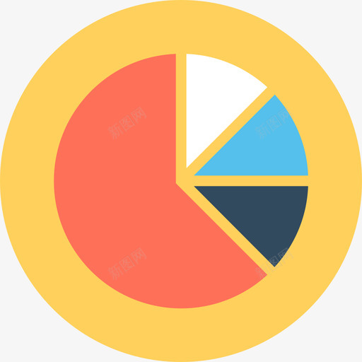 饼图网络和网络3圆形图标svg_新图网 https://ixintu.com 圆形 网络和网络3 饼图