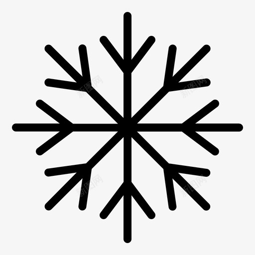 雪圣诞冬天图标svg_新图网 https://ixintu.com 冬天 圣诞 圣诞和冬天的线 雪
