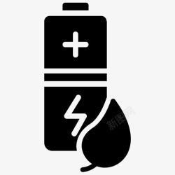 能量存储电池环保电池电力存储图标高清图片