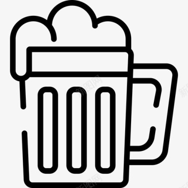 啤酒野餐8直系图标图标