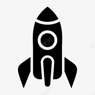 宇宙飞船火箭创业公司图标图标