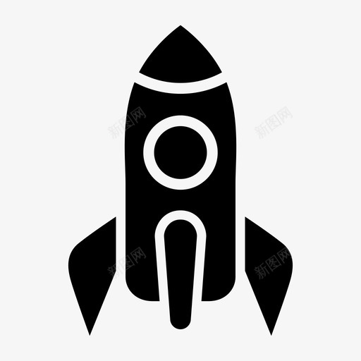 宇宙飞船火箭创业公司图标svg_新图网 https://ixintu.com 创业公司 商业设施2第1部分 宇宙飞船 火箭
