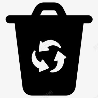 回收可回收回收站图标图标
