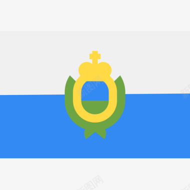 圣马力诺长方形国家简单旗帜图标图标