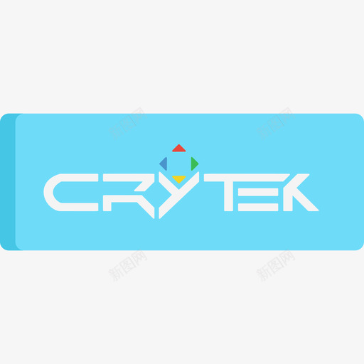 Crytek视频游戏徽标扁平图标svg_新图网 https://ixintu.com Crytek 扁平 视频游戏徽标