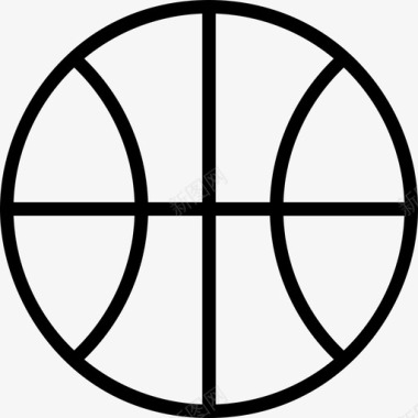 Basketball用户界面24线性图标图标