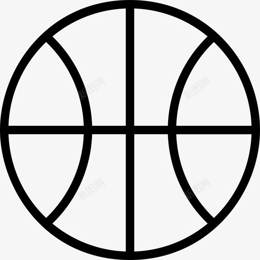 Basketball用户界面24线性图标svg_新图网 https://ixintu.com Basketball 用户界面24 线性