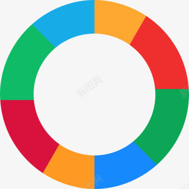 饼图信息图元素4扁平图标图标