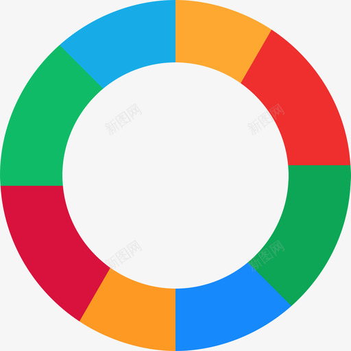 饼图信息图元素4扁平图标svg_新图网 https://ixintu.com 信息图元素4 扁平 饼图