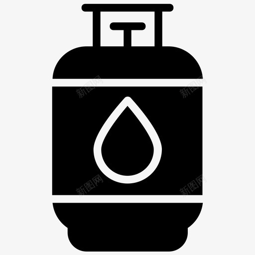 气瓶液化石油气天然气图标svg_新图网 https://ixintu.com 丙烷 天然气 拯救世界字形图标 气瓶 液化石油气