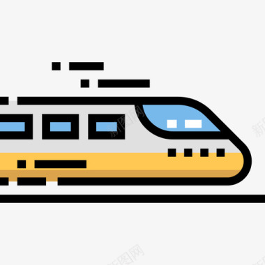 火车旅行2线颜色图标图标