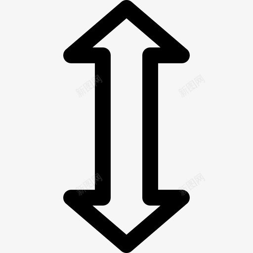 双箭头箭头10直线图标svg_新图网 https://ixintu.com 双箭头 直线 箭头10