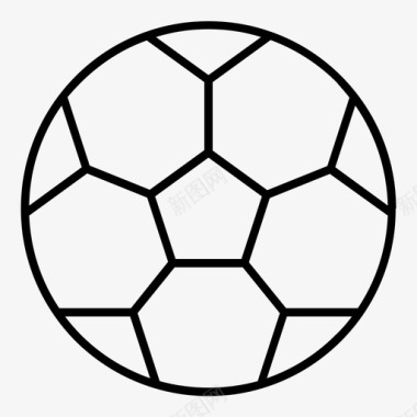 足球五人制足球体育图标图标