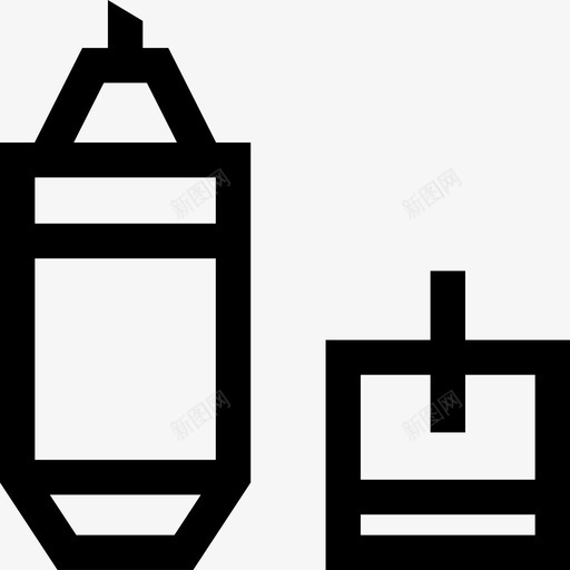 荧光笔信纸16线状图标svg_新图网 https://ixintu.com 信纸16 线状 荧光笔