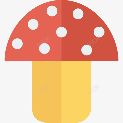 蘑菇食品饮料3平的图标svg_新图网 https://ixintu.com 平的 蘑菇 食品饮料3