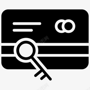 卡密钥卡访问卡密码图标图标