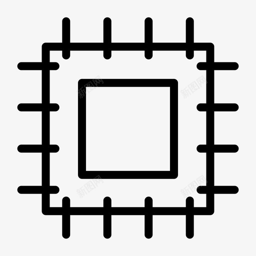 芯片中央处理器计算机图标svg_新图网 https://ixintu.com cpu ios概要 web 中央处理器 处理器 技术 用户界面 芯片 计算机