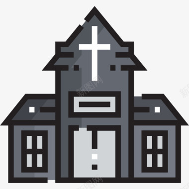 Church英格兰11线性颜色图标图标
