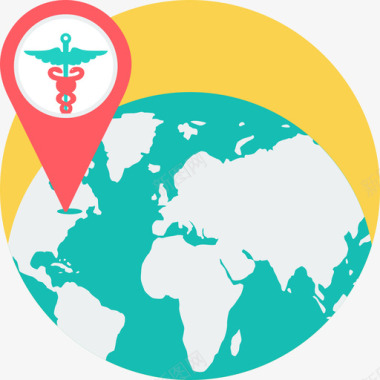 全球医疗33扁平图标图标