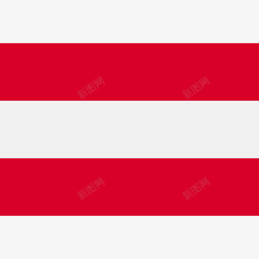奥地利长方形的国家简单的旗帜图标svg_新图网 https://ixintu.com 奥地利 长方形的国家简单的旗帜