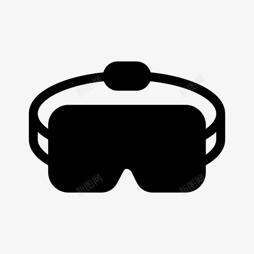 vr眼镜护目镜虚拟图标svg_新图网 https://ixintu.com vr眼镜 护目镜 虚拟 虚拟现实眼镜