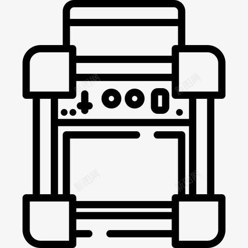 放大器录音室2线性图标svg_新图网 https://ixintu.com 录音室2 放大器 线性