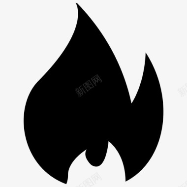 火焰燃烧灼热图标图标