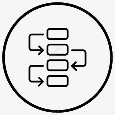 图表流程图管理图标图标