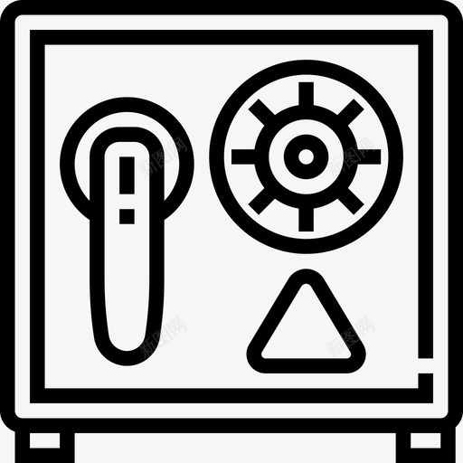Strongbox安全31线性图标svg_新图网 https://ixintu.com Strongbox 安全31 线性
