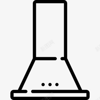 线性安全抽气罩图标图标
