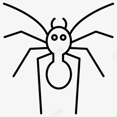 蜘蛛吓人图标图标