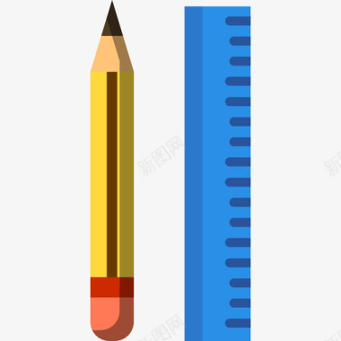 铅笔手工7扁平图标图标