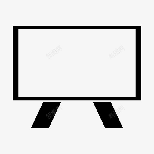 黑板教室白板图标svg_新图网 https://ixintu.com 学校标志 教室 白板 黑板