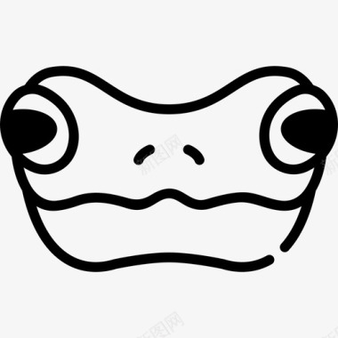 青蛙动物直系图标图标