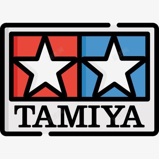 Tamiya视频游戏徽标2线颜色图标svg_新图网 https://ixintu.com Tamiya 线颜色 视频游戏徽标2