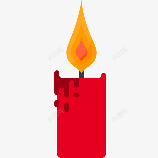 20 candle flame decosvg_新图网 https://ixintu.com 20 candle flame deco