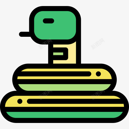 蛇巴西线形颜色图标svg_新图网 https://ixintu.com 巴西 线形颜色 蛇