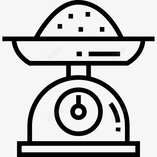 平衡面包房7线性图标svg_新图网 https://ixintu.com 平衡 线性 面包房7