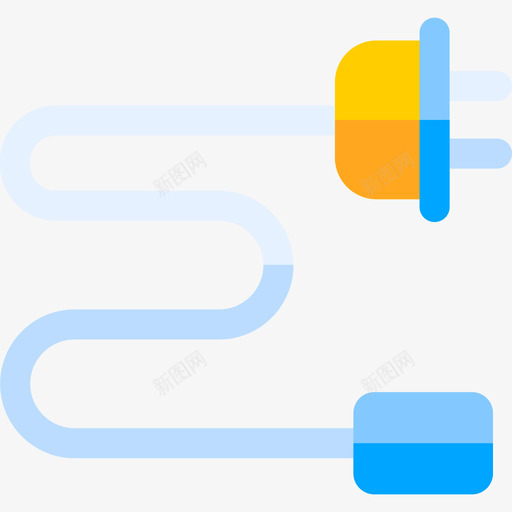 插头家庭自动化8扁平图标svg_新图网 https://ixintu.com 家庭自动化8 扁平 插头