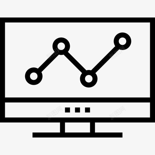 计算机启动和开发线性图标svg_新图网 https://ixintu.com 启动和开发 线性 计算机