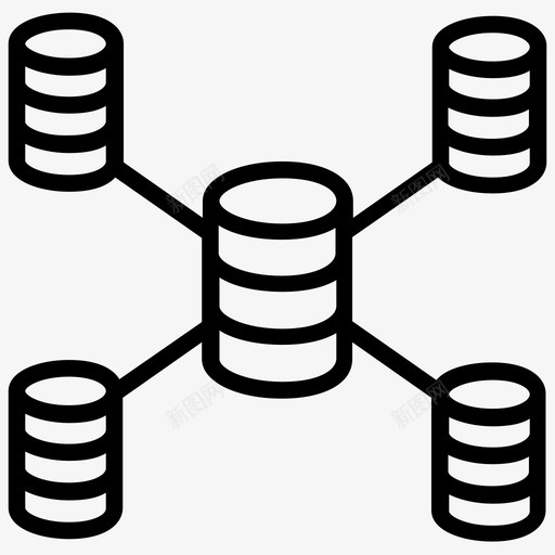 数据库数据库软件数据库系统图标svg_新图网 https://ixintu.com sql 数据库 数据库系统 数据库行图标 数据库软件 服务器