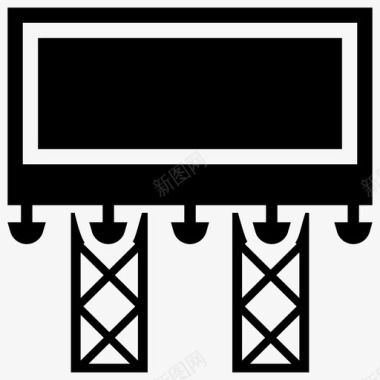 广告牌广告户外广告图标图标