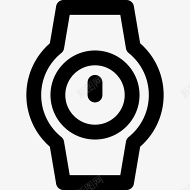 手表商务139直线型图标图标