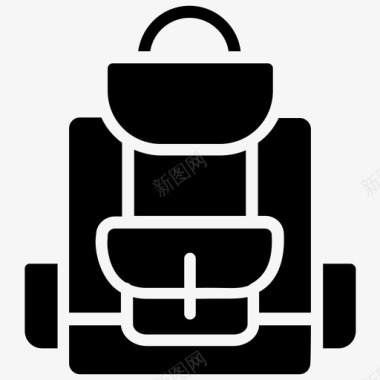 背包行李行李箱图标图标