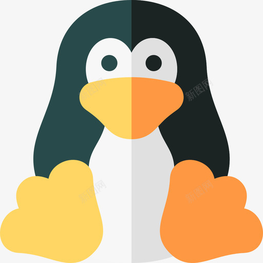 Linux浏览器4平面图标svg_新图网 https://ixintu.com Linux 平面 浏览器4