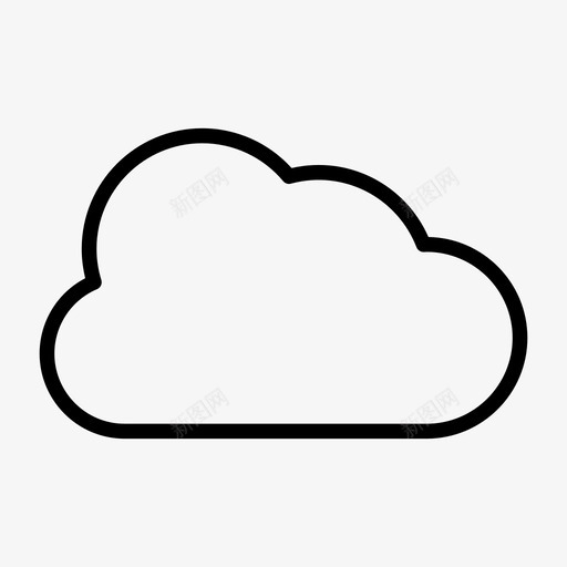 云存储计算预测图标svg_新图网 https://ixintu.com 云存储 天气 用户界面第2部分 计算 预测