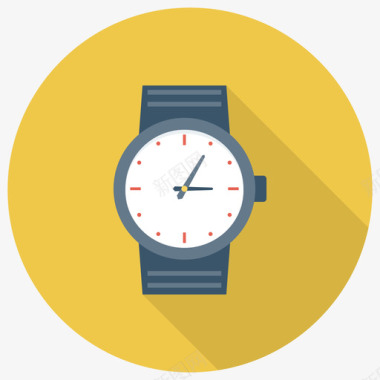 手表购物电子商务循环图标图标